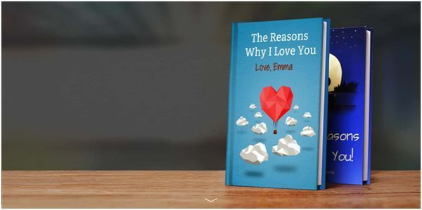 Индивидуальная книга «Причины, почему я тебя люблю»