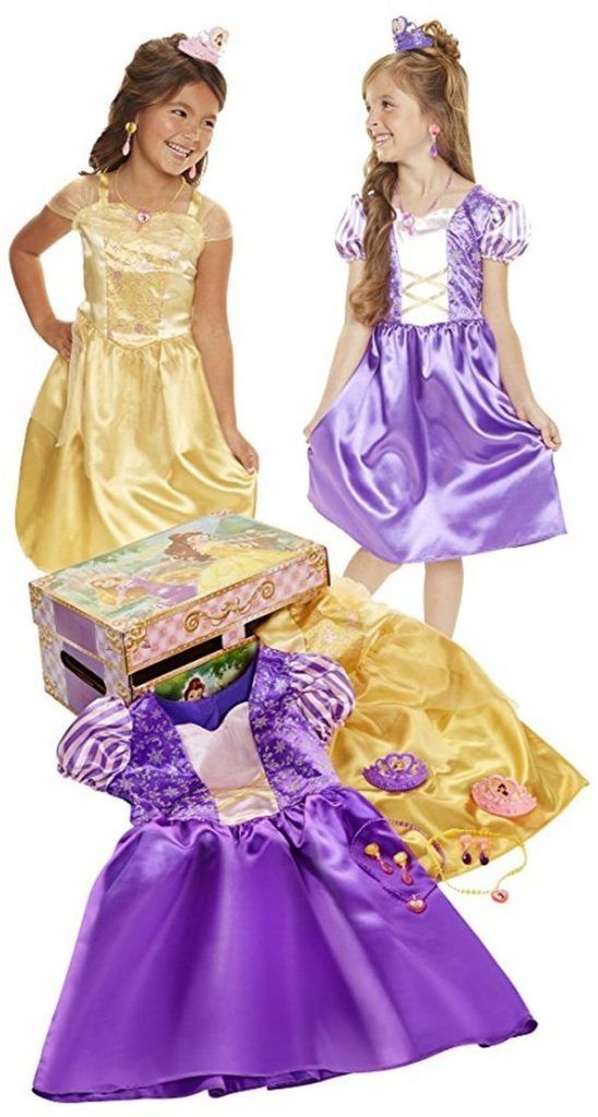 Disney Princess Belle & Rapunzel одеваются в багажник
