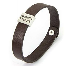 Мужской кожаный браслет