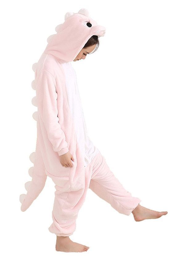 Aoibox Плюшевая пижама для взрослых с динозаврами