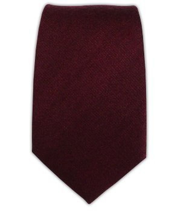 Галстук-бар Шерсть Бургундия 3-дюймовый галстук