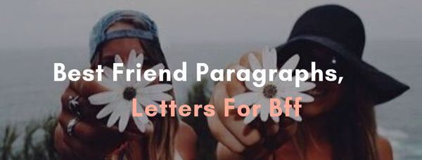 Пункты лучшего друга, письма для BFF