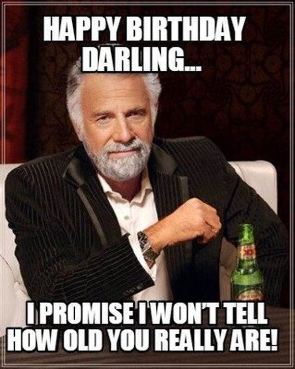 С днем ​​рождения мем с женой юмора