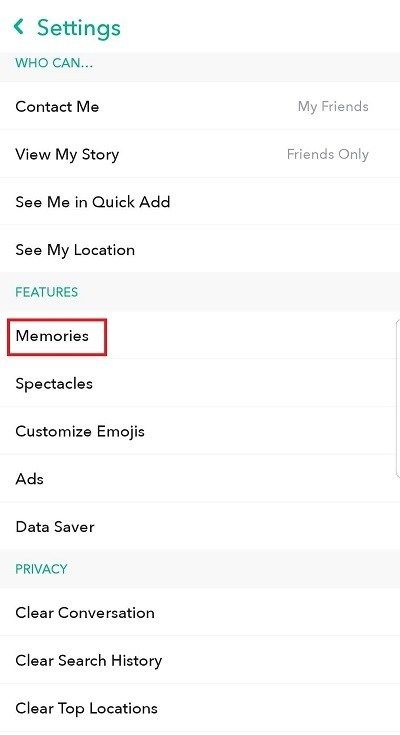 Как сохранить истории Snapchat