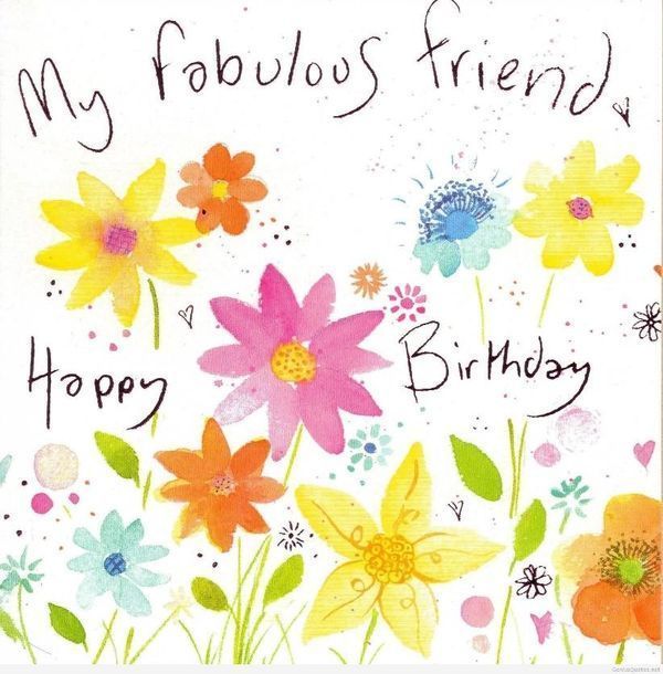 Поздравь свою подругу с днем ​​рождения изображения для нее 2