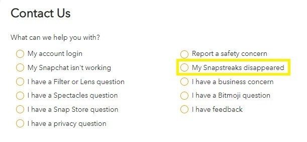 снимок исчез