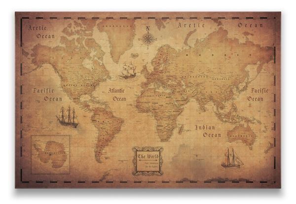 Карта путешествий Conquest World