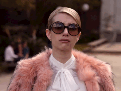 Необычный Gif Pouting Face 2