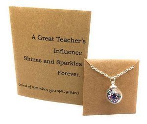 Ожерелье Учителя и Открытка с благодарностью