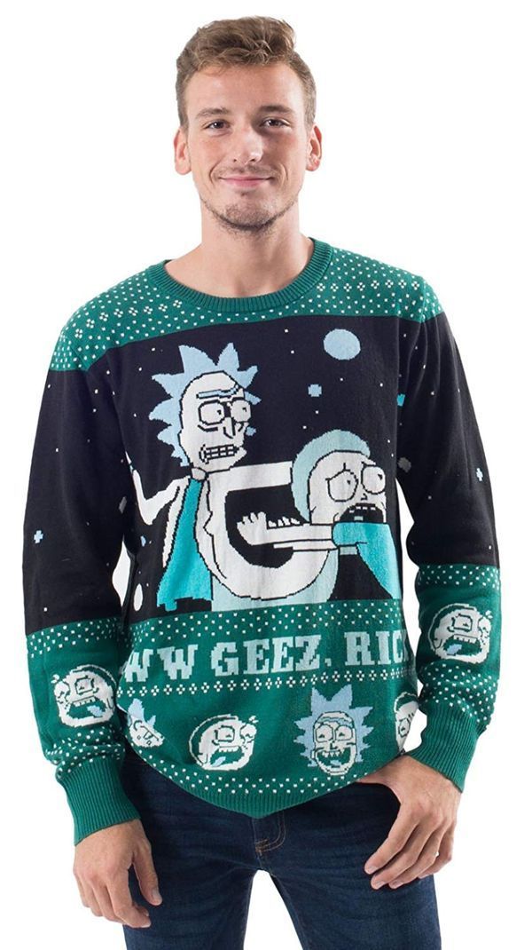 Рик и Морти свитер рождественский подарок 2