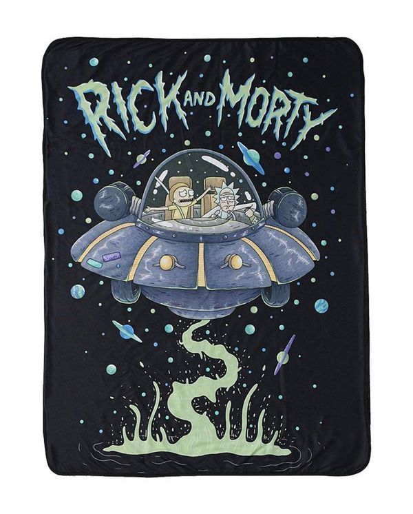 Одеяло Рик и Морти подарок 5