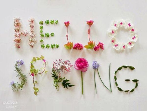 Радостные изображения, показывающие время весны