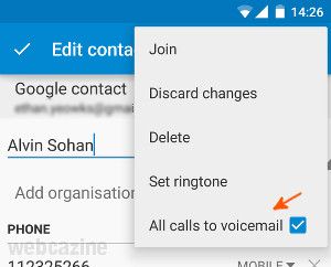 Android5 звонки на голосовую почту