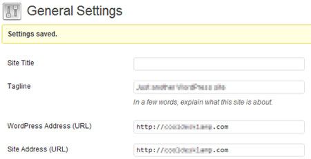 общие настройки