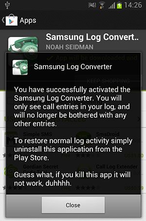 Samsung Log Converter