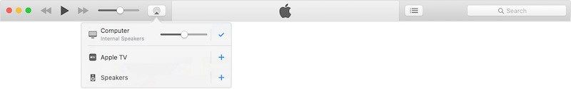 MacOS-itunes12-5-ITunes-топ-меню ротация-выпадающая