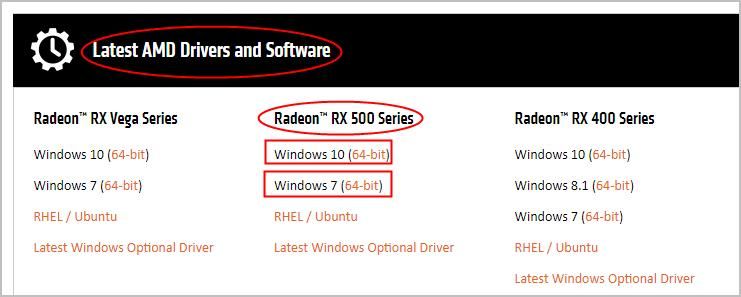 Как обновить драйвера видеокарты radeon rx 580