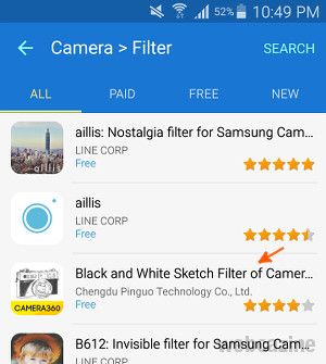note4 карандашный мультфильм effect_
