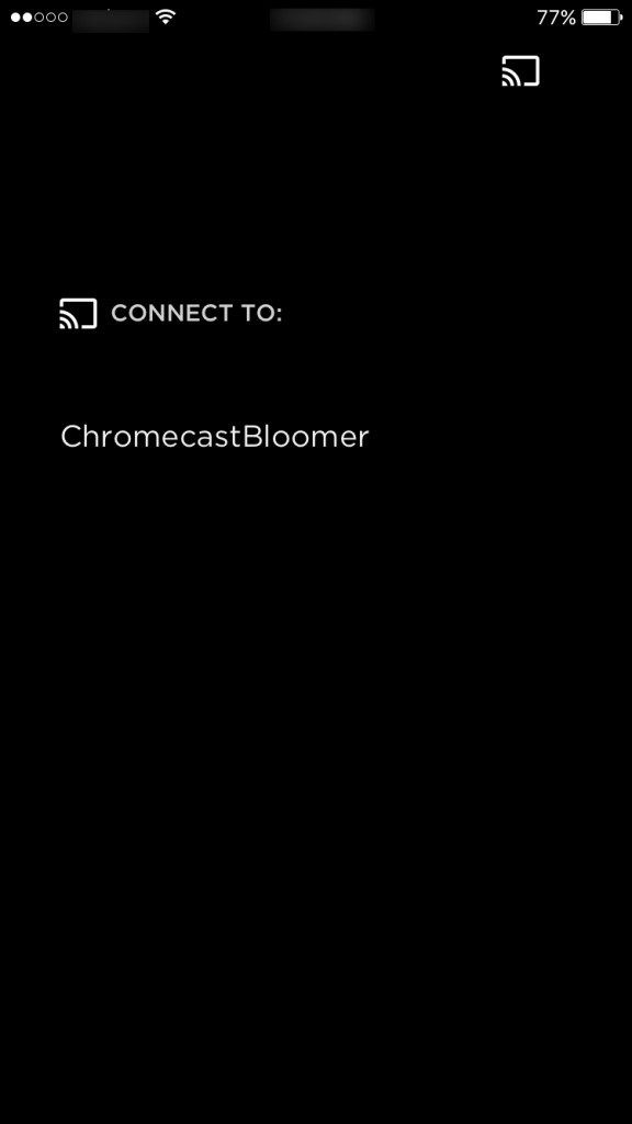Список устройств Chromecast