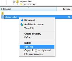 FTP-клиент переименовать