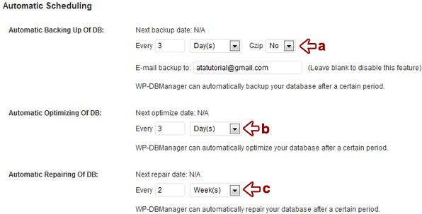 Автоматическое планирование параметров БД