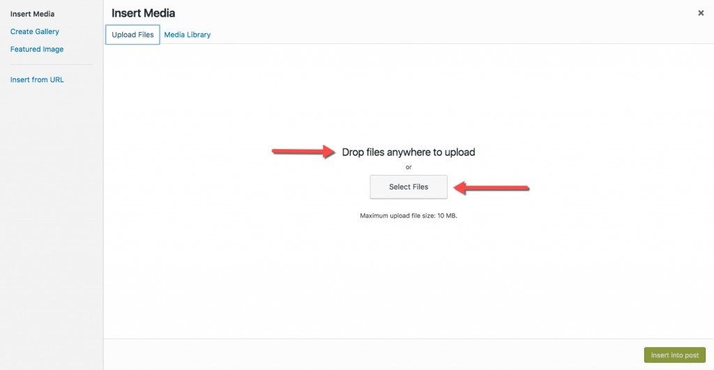 Перетащите или выберите файлы