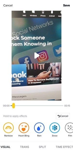 Как добавить свои видео-визуальные эффекты Tiktok
