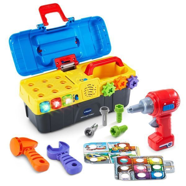 Детский ящик с инструментами - одна из тех классных игрушек для 2-летнего мальчика