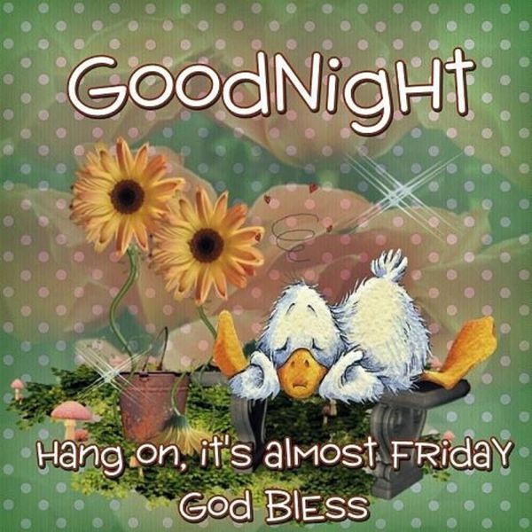 Спокойной ночи изображения для использования в пятницу и каждый день 1