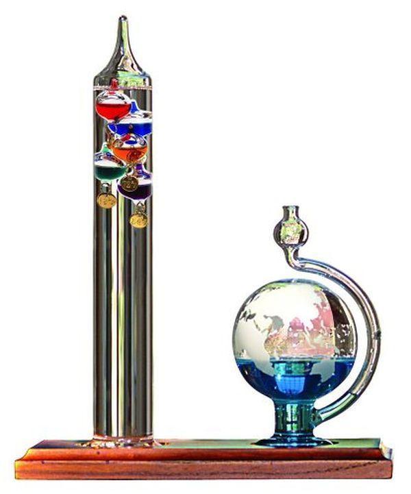 Термометр AcuRite 00795A2 Galileo со стеклянным глобусом