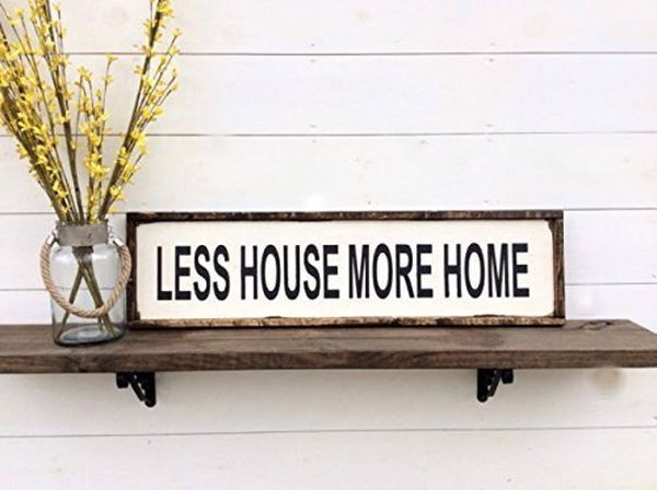 Меньше дом больше дома знак фермы