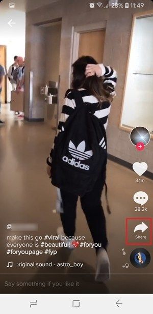 сообщить о счете tiktok