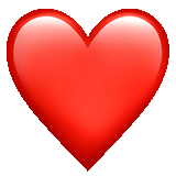 Красное сердце