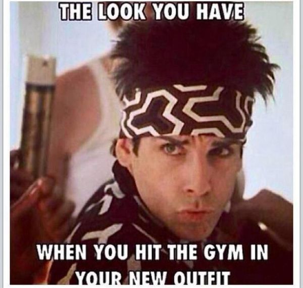 Смешные мемы о тренировках в новой спортивной одежде 2