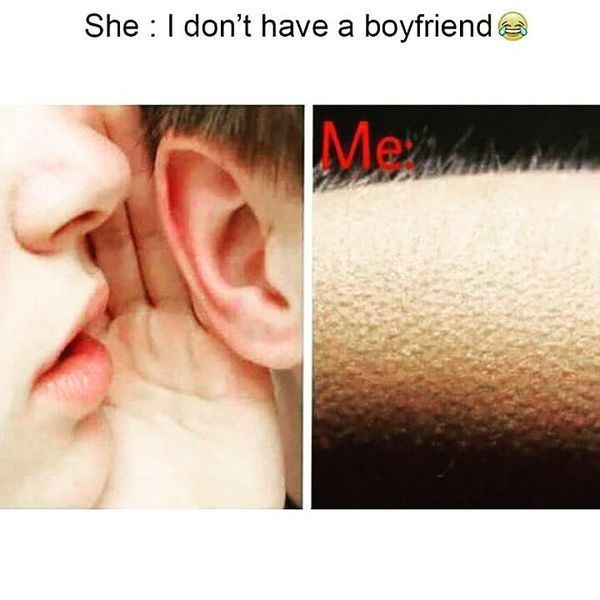 Она: у меня нет парня.