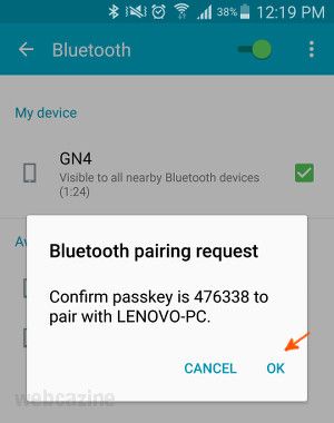 телефон Samsung bluetooth_4