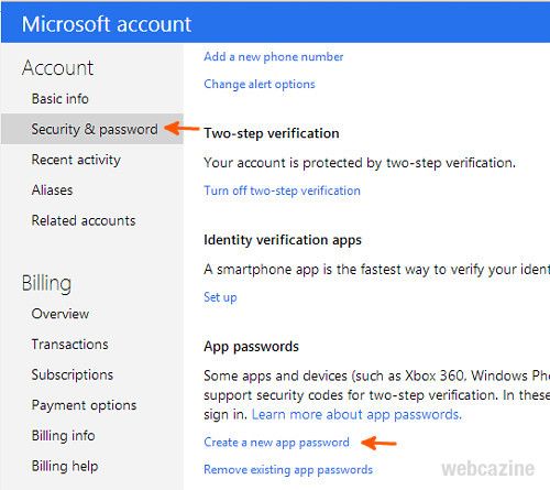 приложение для Microsoft пароль_1