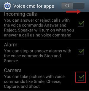 Voice cmd для приложений