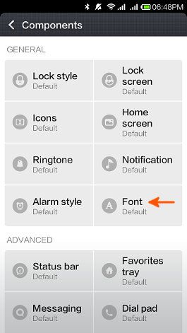 redmi change fonts_8