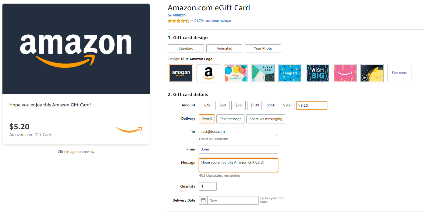 Оплатите двумя способами оплаты на Amazon