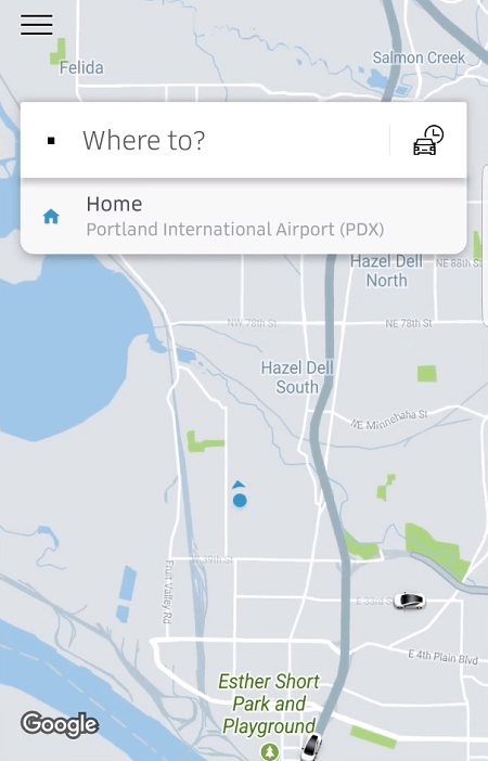 Заказать Uber для кого-то еще