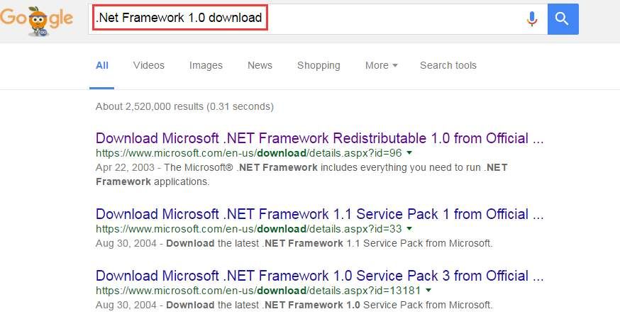 .Net Framework 1.0 скачать