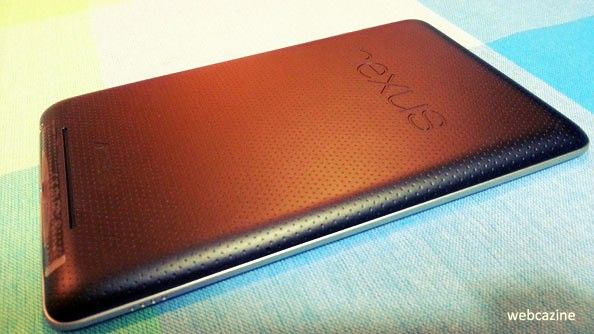 Nexus 7, вид сзади