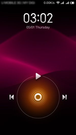 музыкальный контроль экрана блокировки redmi