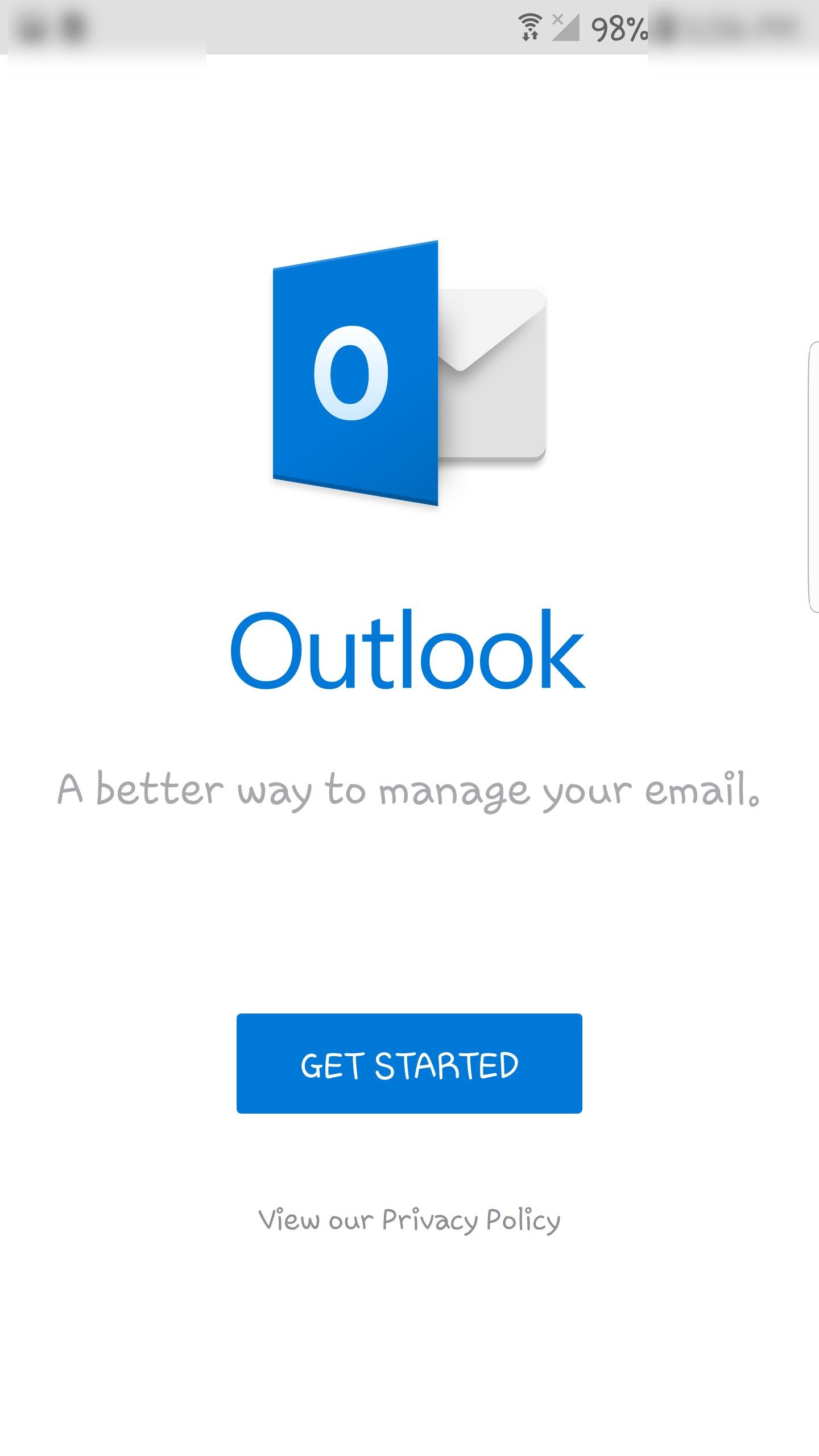 Начать Outlook Mail